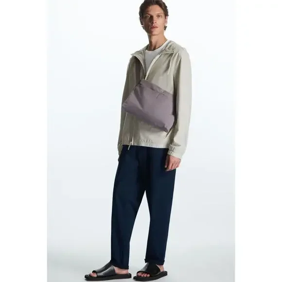 NEW COS Gray Canvas Crossbody Bag - Picture 3 of 9